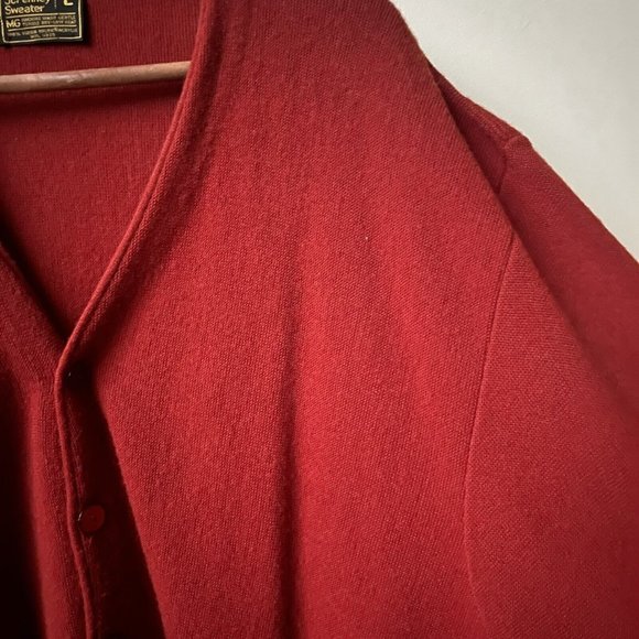 VINTAGE Cardigan Dad Retro 90s Sweater Mens Size Large Button Up EUC - Picture 5 of 11